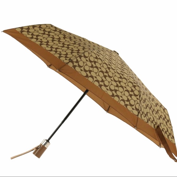 NWT Coach Signature CC Monogram Logo Umbrella - Picture 2 of 8